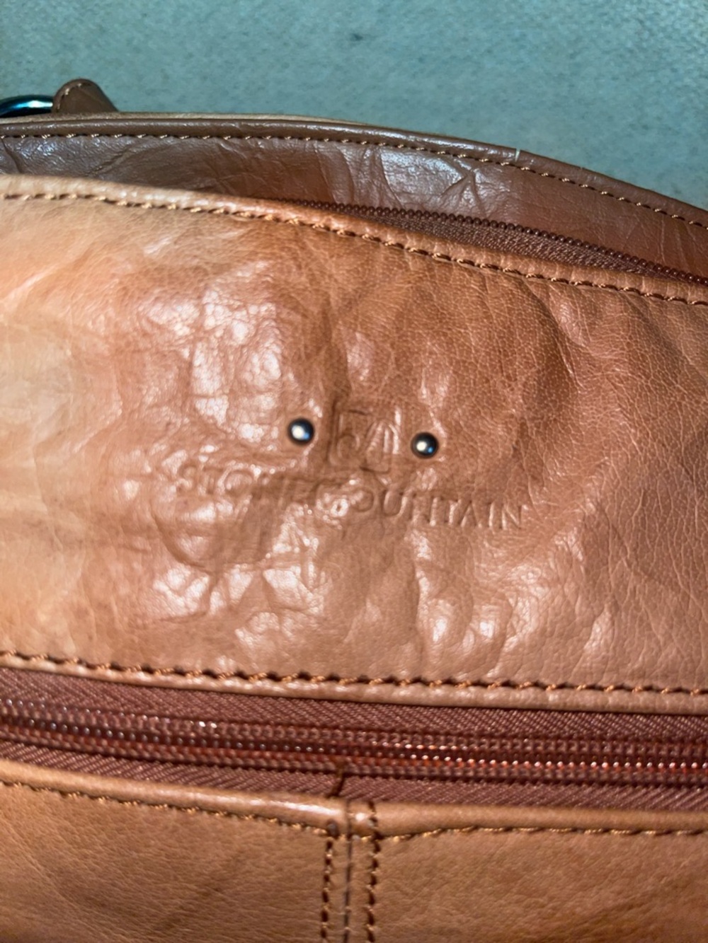 Stone Mountain Leather Shoulder bag - brown - Soft! - gently used! - Picture 8 of 12
